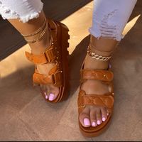 Women's Casual Solid Color Open Toe Beach Sandals main image 1