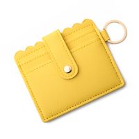 Retro Solid Color Pu Leather Unisex Bag Pendant Keychain sku image 19