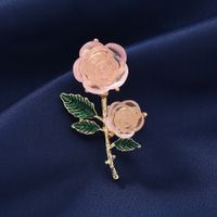 Sweet Flower Alloy Inlay Resin Women's Brooches sku image 1