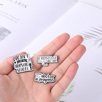 Cartoon Style Letter Alloy Unisex Brooches main image 5