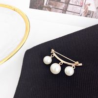 Elegant Geometric Alloy Inlay Artificial Pearls Women's Brooches main image 2