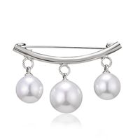 Elegant Geometric Alloy Inlay Artificial Pearls Women's Brooches main image 5
