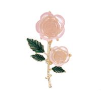 Sweet Flower Alloy Inlay Resin Women's Brooches main image 3