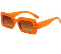 Hip-hop Simple Style Solid Color Pc Square Full Frame Men's Sunglasses sku image 3