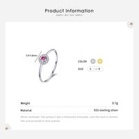 Simple Style Crown Bow Knot Rectangle Sterling Silver Plating Inlay Zircon 14k Gold Plated Rhodium Plated Rings main image 5
