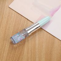 Korean Creative Stationery Internet Hot Girlish Lipstick Gel Pen Cute Student Ball Pen Fresh Quicksand Powder Signature Pen sku image 4