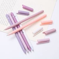 Boxed Morandi Color Pen Gel Pen 6's Set Student Stationery Exam Ball Pen Office Supplies Black Signature Pen main image 4