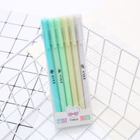 Boxed Morandi Color Pen Gel Pen 6's Set Student Stationery Exam Ball Pen Office Supplies Black Signature Pen main image 3