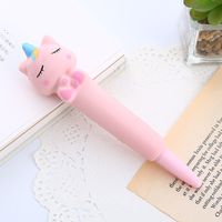 Creative Pressure Relief Pen Soft Slow Rebound Decompression Pen Cartoon Learning Stationery Office Supplies Vent Gel Pen sku image 20