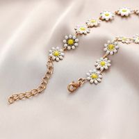 Wholesale Jewelry Simple Style Flower Alloy Necklace main image 3