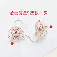 Fashion Heart Shape Umbrella Arylic Women's Earrings 1 Pair sku image 10