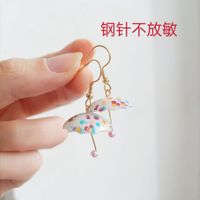 Fashion Heart Shape Umbrella Arylic Women's Earrings 1 Pair sku image 16
