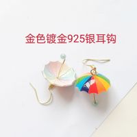 Fashion Heart Shape Umbrella Arylic Women's Earrings 1 Pair sku image 5