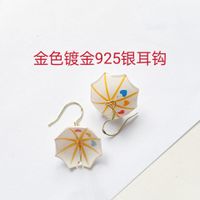 Fashion Heart Shape Umbrella Arylic Women's Earrings 1 Pair sku image 12
