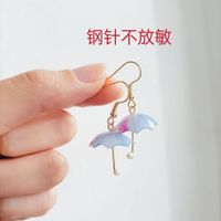 Fashion Heart Shape Umbrella Arylic Women's Earrings 1 Pair sku image 19