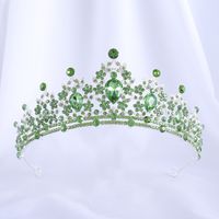 Bridal Water Droplets Alloy Inlay Rhinestones Crown sku image 20