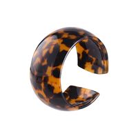 Ins Style Rainbow Stripe Leopard Acetic Acid Wholesale Cuff Bracelets sku image 5