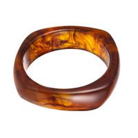 Ins Style Round Resin Wholesale Bangle main image 6