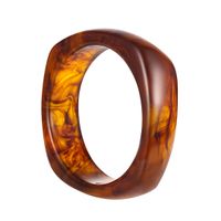 Basic Classic Style Geometric Resin Women's Bangle main image 6