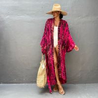 Femmes Bloc De Couleur Plage Cover Ups main image 3