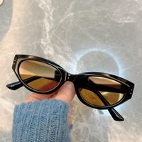 Streetwear Solid Color Ac Cat Eye Full Frame Women's Sunglasses sku image 2
