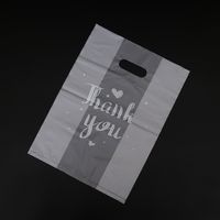 Simple Style Letter Heart Shape Plastic Shopping Bags main image 1