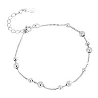 Casual Simple Style Solid Color Sterling Silver Polishing Bracelets main image 4