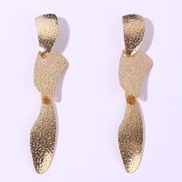 Retro Solid Color Metal Patchwork Women's Drop Earrings sku image 1