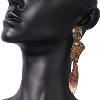 Retro Solid Color Metal Patchwork Women's Drop Earrings main image 3