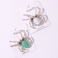 Modern Style Insect Alloy Metal Inlay Artificial Gemstones Women's Brooches main image 4