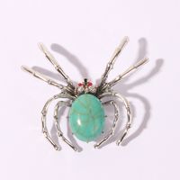 Modern Style Insect Alloy Metal Inlay Artificial Gemstones Women's Brooches main image 1