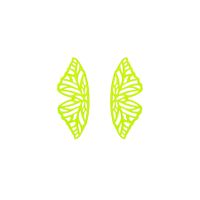 1 Pair Sweet Wings Butterfly Spray Paint Plating Alloy Gold Plated Ear Studs main image 4