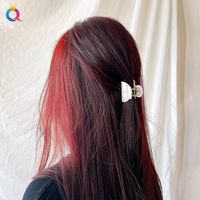 Süss Einfacher Stil Einfarbig Kunststoff Haarkrallen main image 4