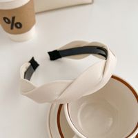 Ins Style Simple Style Solid Color Cloth Hair Band sku image 3