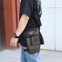 Men's Streetwear Solid Color Oxford Cloth Waist Bags sku image 4