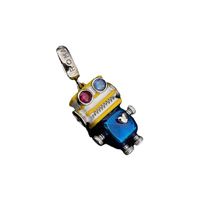 Simple Style Cartoon Character Sterling Silver Enamel Charms Pendant Necklace main image 3