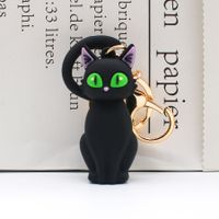 Cute Cat Pvc Women's Keychain sku image 2