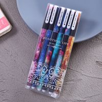 Creative Cartoon 6 Pack Gel Pen Set Hot Selling Stationery Set For Students Ball Pen Factory Direct Sales sku image 1