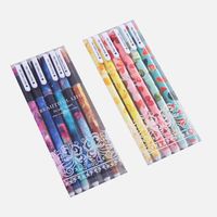 Creative Cartoon 6 Pack Gel Pen Set Hot Selling Stationery Set For Students Ball Pen Factory Direct Sales main image 2
