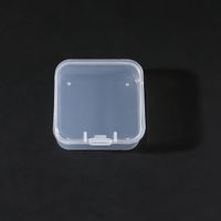 Simple Style Transparent Plastic Jewelry Boxes sku image 1