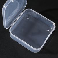 Simple Style Transparent Plastic Jewelry Boxes main image 2