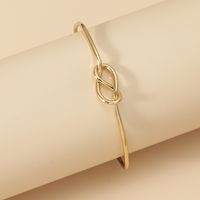 Casual Simple Style Knot Alloy Women's Bangle main image 3