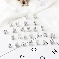Basic Letter Alloy Plating Jewelry Accessories main image 1
