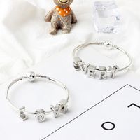 Basic Letter Alloy Plating Jewelry Accessories main image 3