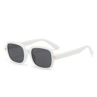 Streetwear Solid Color Ac Square Full Frame Men's Sunglasses sku image 6