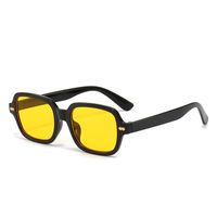 Streetwear Solid Color Ac Square Full Frame Men's Sunglasses sku image 5