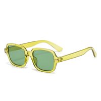 Streetwear Solid Color Ac Square Full Frame Men's Sunglasses sku image 4