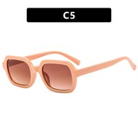 Cool Style Solid Color Ac Square Full Frame Women's Sunglasses sku image 5