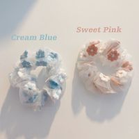 Simple Style Flower Gauze Hair Tie main image 4