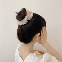Simple Style Flower Gauze Hair Tie main image 3